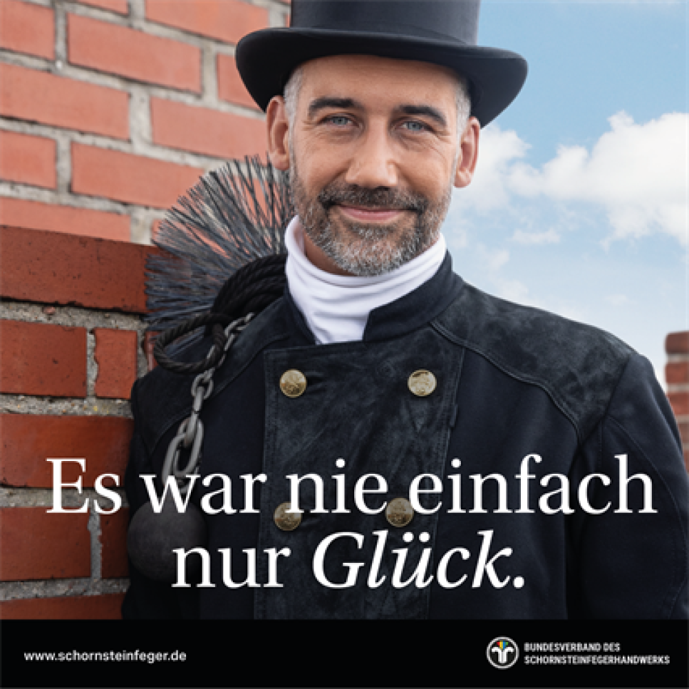Am 15. Oktober ist TAg des Schornsteinfegers